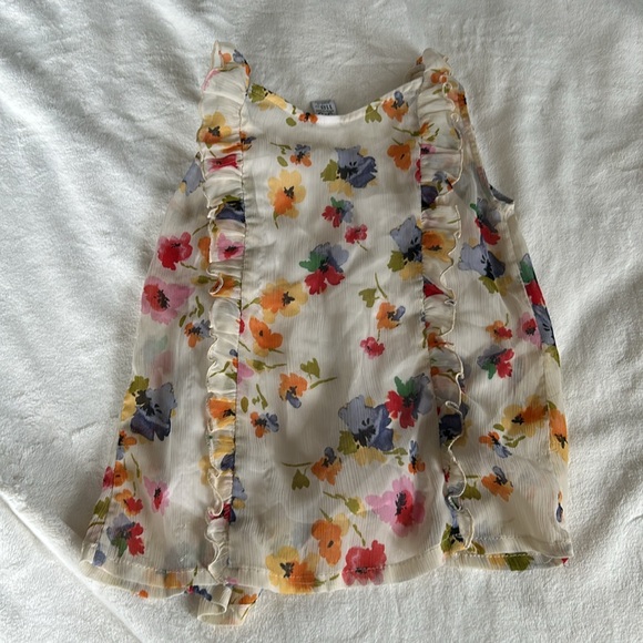 Zara chiffon sleeveless top for 5-6T girls - Picture 5 of 5